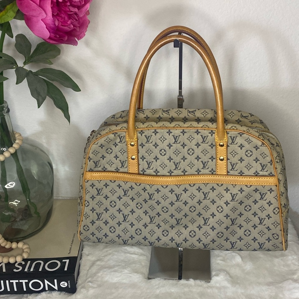 Louis Vuitton Marie Mini Lin Monogram Cloth Handbag